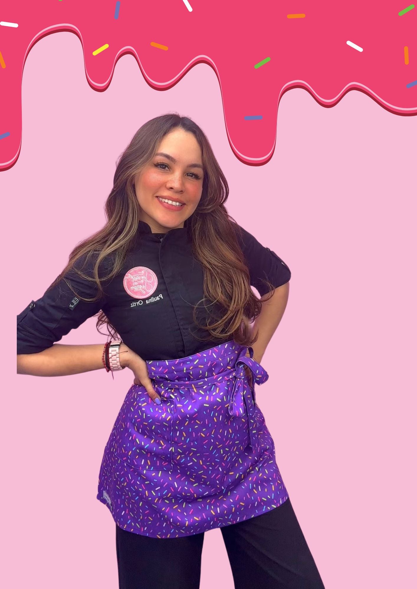 Medio mandil "Sprinkle Magic"